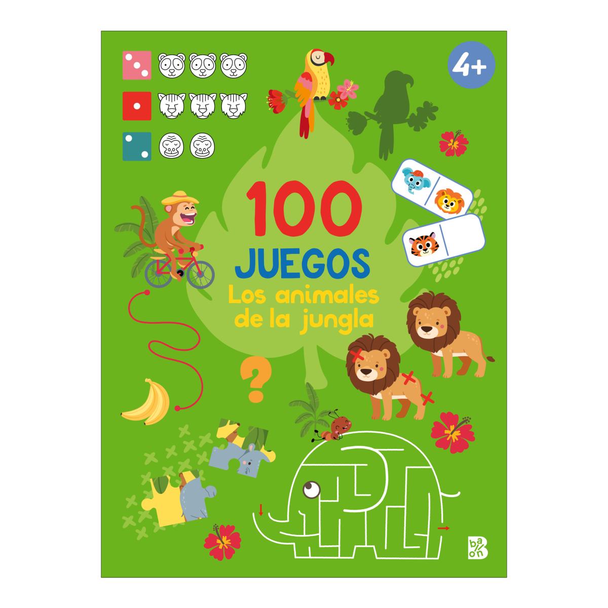 Imagem 0 de 100 JUEGOS-LOS ANIMALES DE LA JUNGLA (Capa Mole)