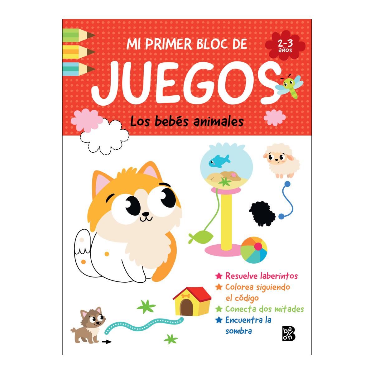 Imagen 0 de Mi primer bloc de juegos- los bebés animales (Tapa blanda)