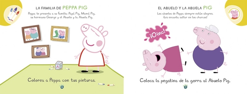 Peppa Pig. Cuaderno de vacaciones . - De vacaciones con Peppa (2 años): (¡con pegatinas muy divertidas!) (Tapa blanda) 6