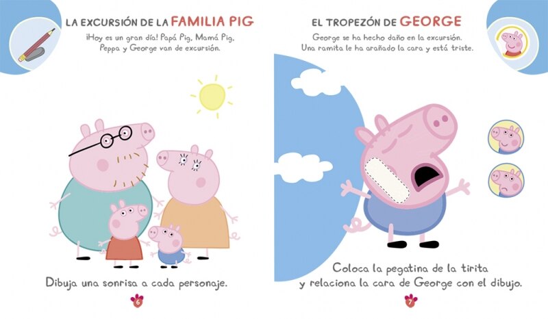 Peppa Pig. Cuaderno de vacaciones . - De vacaciones con Peppa (3 años): (¡con pegatinas muy divertidas!)  (Tapa blanda) 7