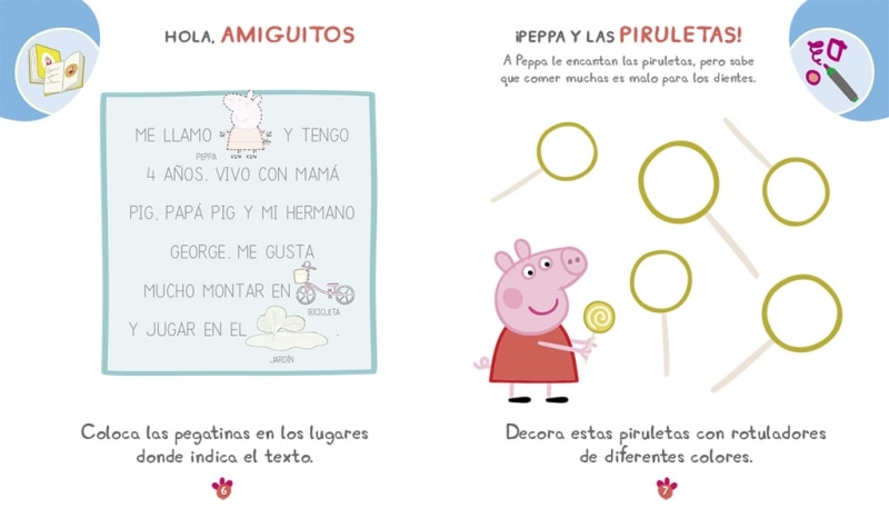 Peppa Pig. Cuaderno de vacaciones . - De vacaciones con Peppa (4 años): (¡con pegatinas muy divertidas!)  (Tapa blanda) 7