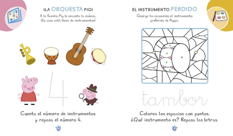 Peppa Pig. Cuaderno de vacaciones . - De vacaciones con Peppa (4 años): (¡con pegatinas muy divertidas!)  (Tapa blanda) 8