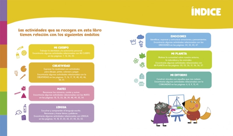 Peppa Pig. Cuaderno de vacaciones . - De vacaciones con Peppa (4 años): (¡con pegatinas muy divertidas!)  (Tapa blanda) 9