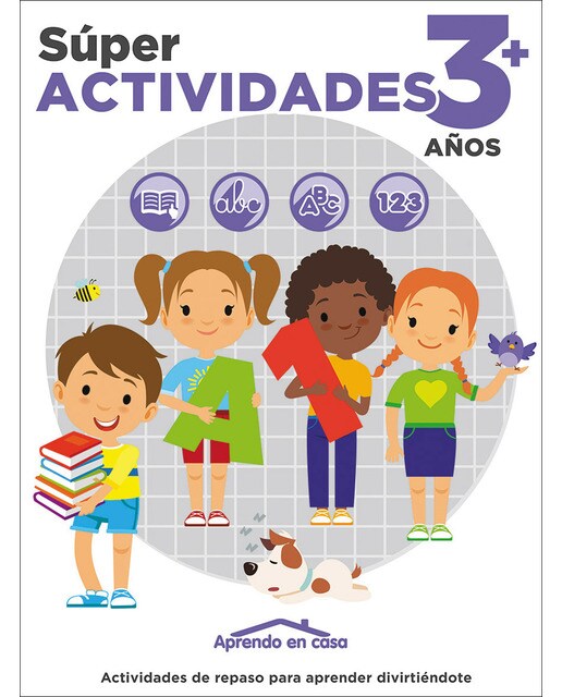 Imagen 1 de Aprendo en casa. Libro de actividades (3-4 años)