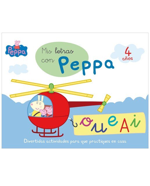 Imagen 0 de Peppa Pig. Primeros aprendizajes - Mis letras con Peppa Pig (4 años): Divertidas actividades para que practiques en casa (Tapa dura)