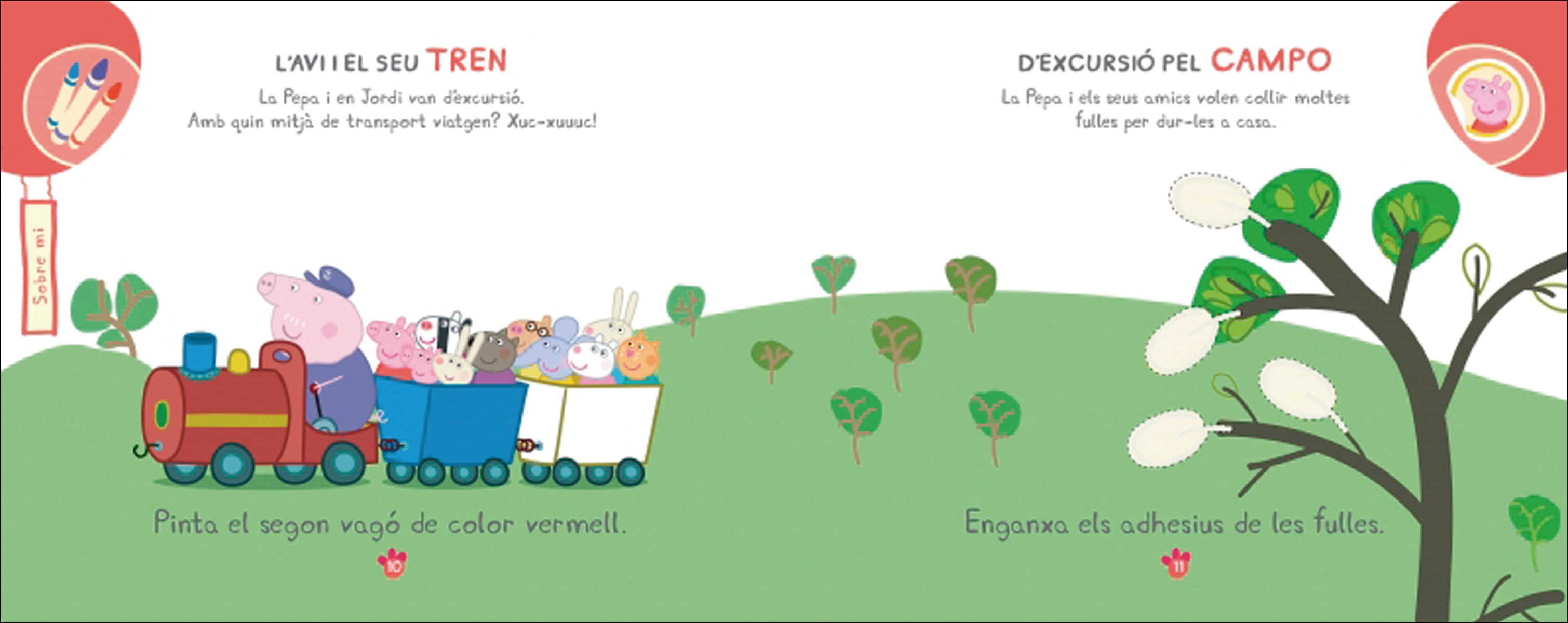 Peppa Pig. Quadern de vacances . - De vacances amb la Pepa (2 anys): (amb adhesius molt divertits!) (Tapa blanda) 3