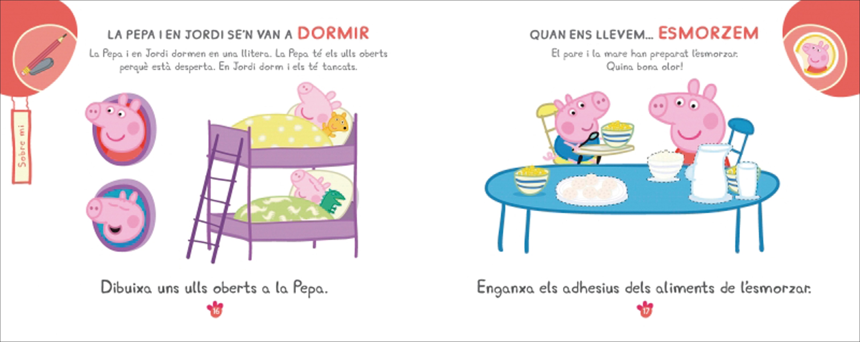 Peppa Pig. Quadern de vacances . - De vacances amb la Pepa (2 anys): (amb adhesius molt divertits!) (Tapa blanda) 4