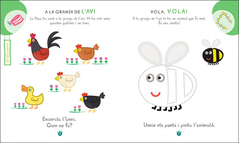 Peppa Pig. Quadern de vacances . - De vacances amb la Pepa (3 anys): (amb adhesius molt divertits!)  (Tapa blanda) 3