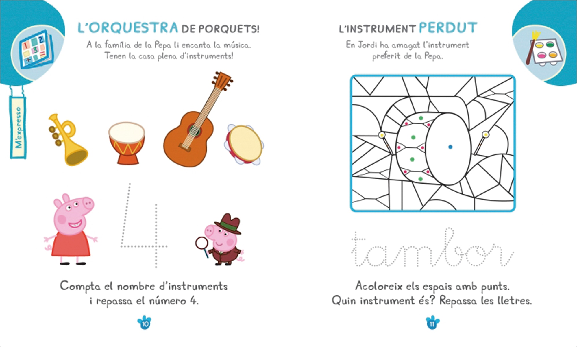 Peppa Pig. Quadern de vacances . - De vacances amb la Pepa (4 anys): (amb adhesius molt divertits!)  (Tapa blanda) 4