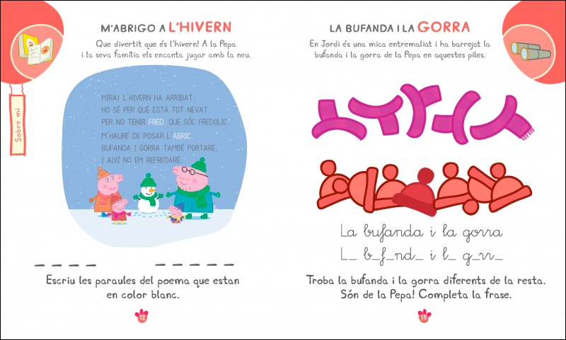 Peppa Pig. Quadern de vacances . - De vacances amb la Pepa (5 anys): (amb adhesius molt divertits!)  (Tapa blanda) 3