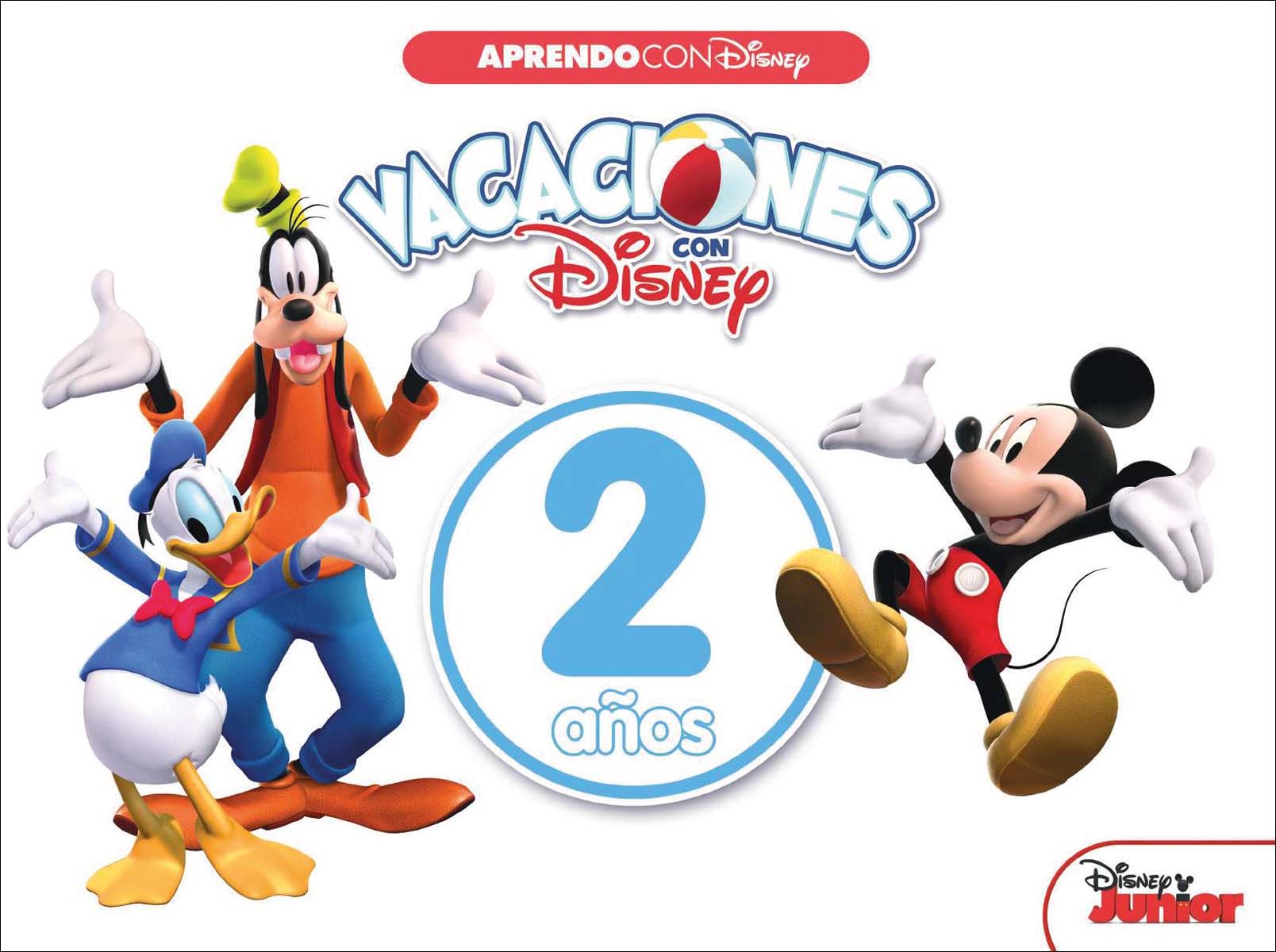 Vacaciones con Disney (2 años) (Disney. Cuaderno de vacaciones)  (Tapa blanda) 1