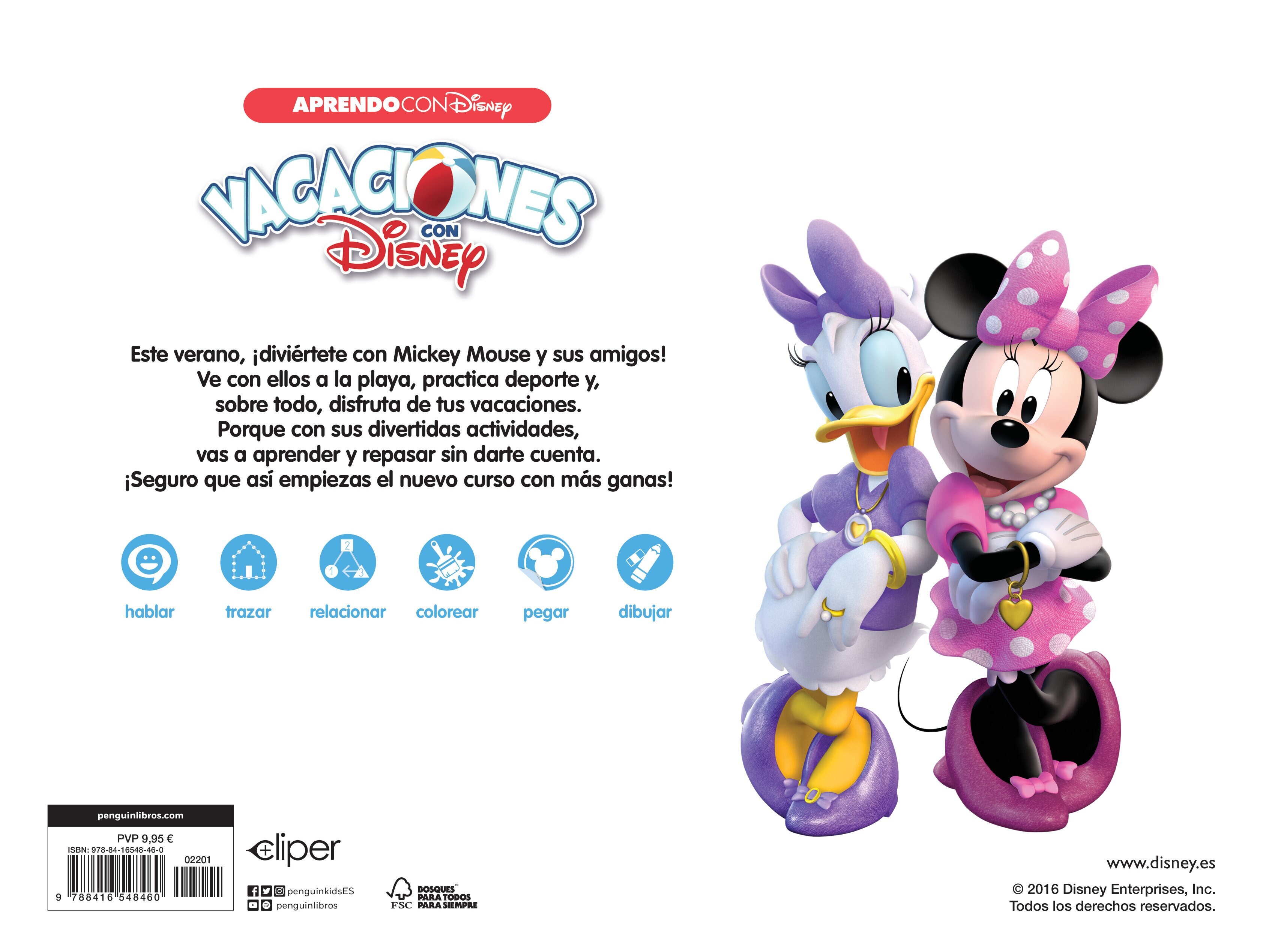 Vacaciones con Disney (2 años) (Disney. Cuaderno de vacaciones)  (Tapa blanda) 2