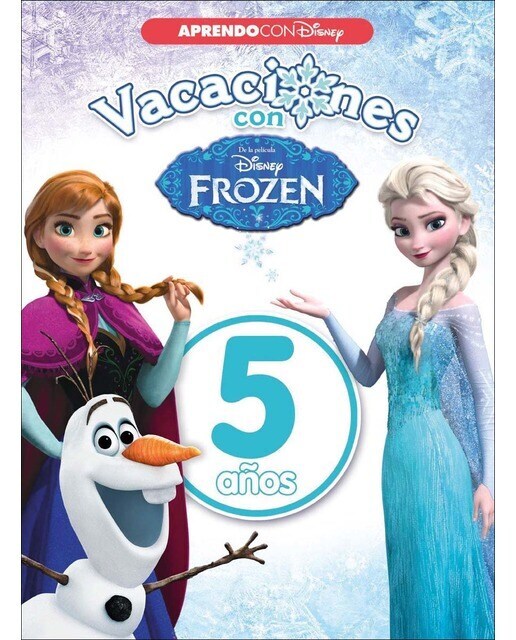 Vacaciones con Frozen (5 años) (Disney. Cuaderno de vacaciones)  (Tapa blanda)