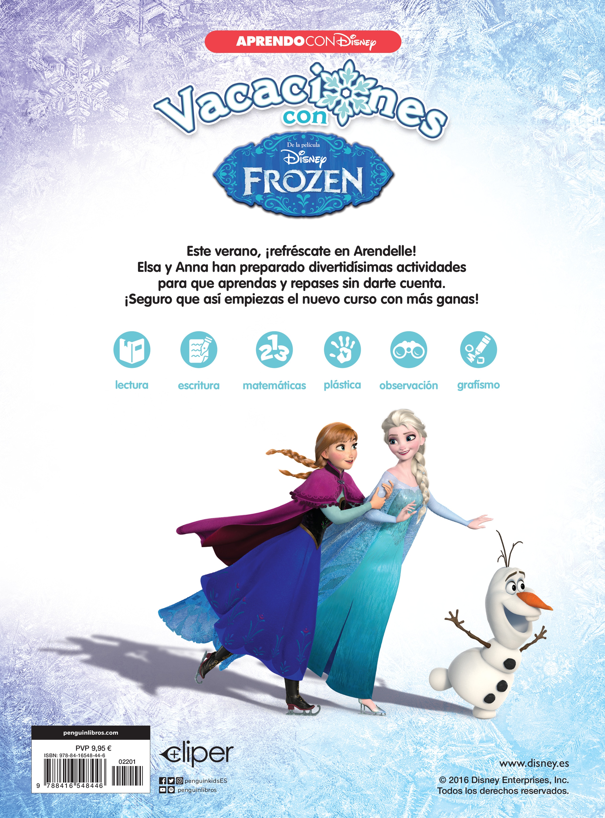 Vacaciones con Frozen (5 años) (Disney. Cuaderno de vacaciones) (Tapa blanda) 2