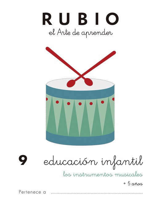 Imagen 0 de Educación Infantil 9. Los instrumentos musicales (Tapa blanda)