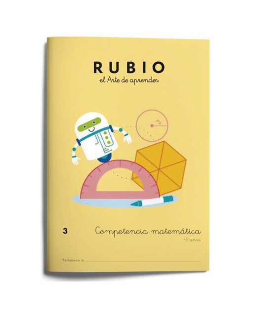 Imagen 0 de Competencia matemática RUBIO 3 (Tapa blanda)