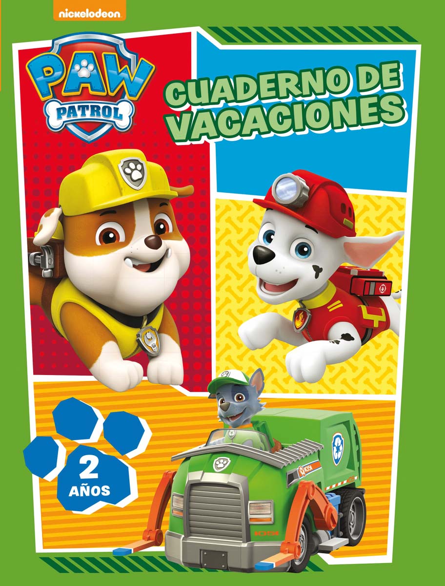 Imagen 0 de Paw Patrol | Patrulla Canina. Cuaderno de vacaciones - Cuaderno de vacaciones (2 años)  (Tapa blanda)