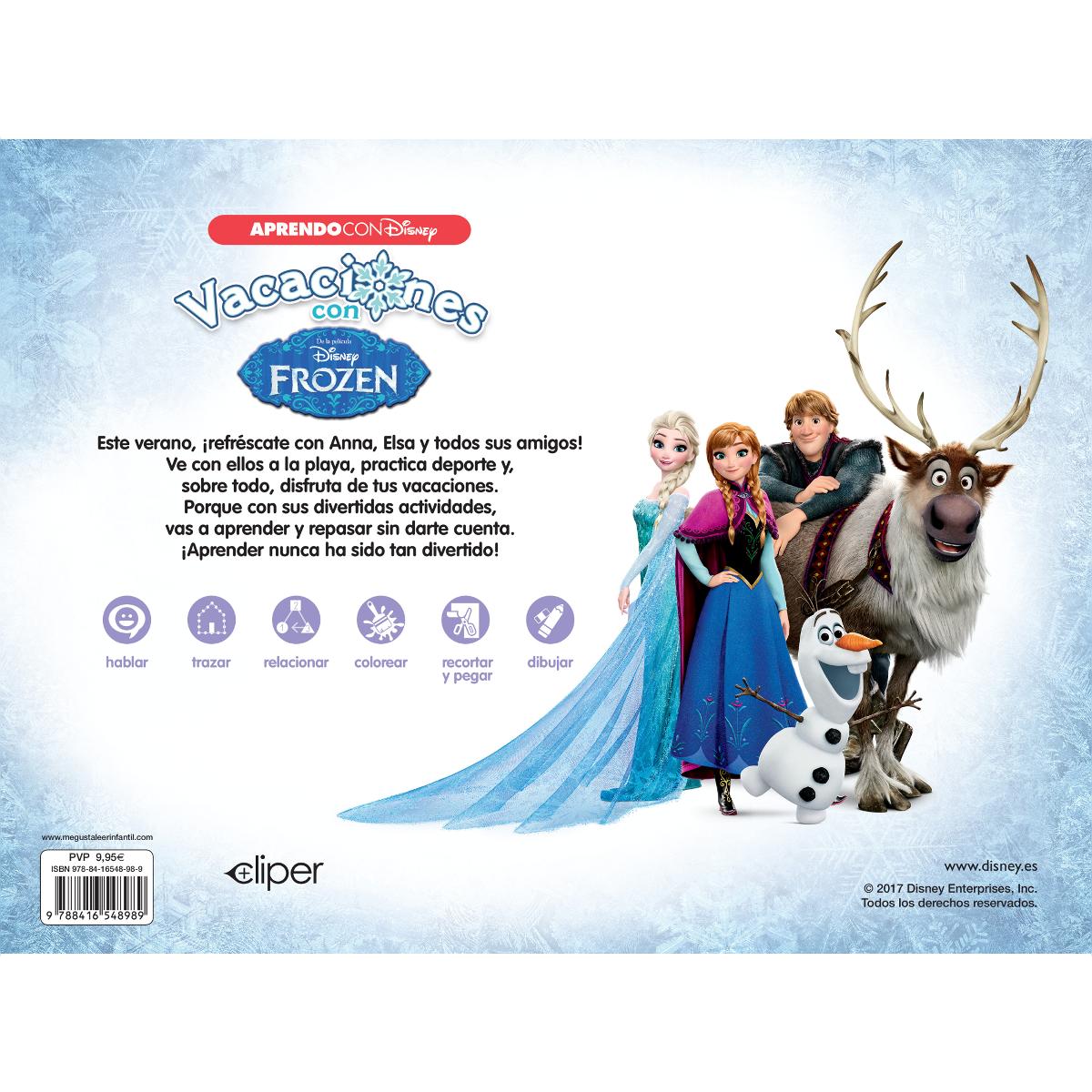 Vacaciones con Frozen (2 años) (Disney. Cuaderno de vacaciones) (Tapa blanda) 2