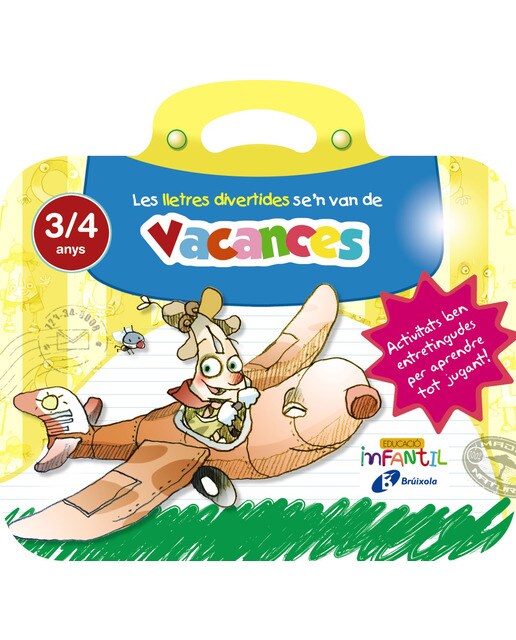 Les lletres divertides se'n van de vacances 3 anys