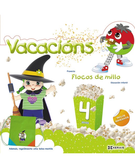 Flocos de millo. Vacacións 4 anos(Tapa blanda) 1
