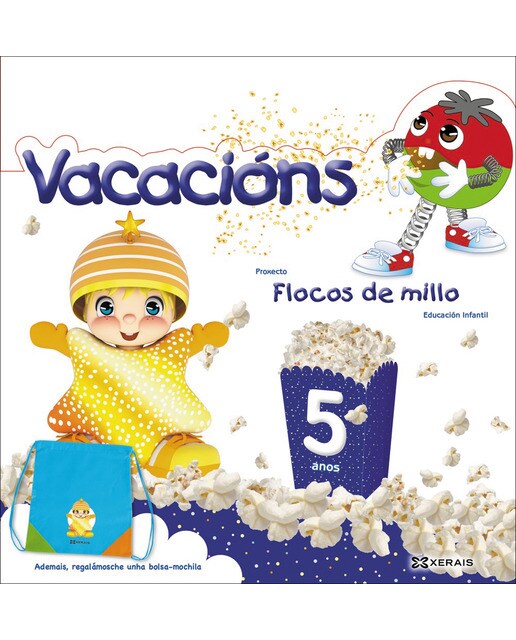 Flocos de millo. Vacacións 5 anos(Tapa blanda) 1