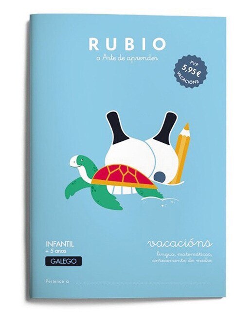 Vacacións RUBIO 5 anos (galego) (Capa mole) 1