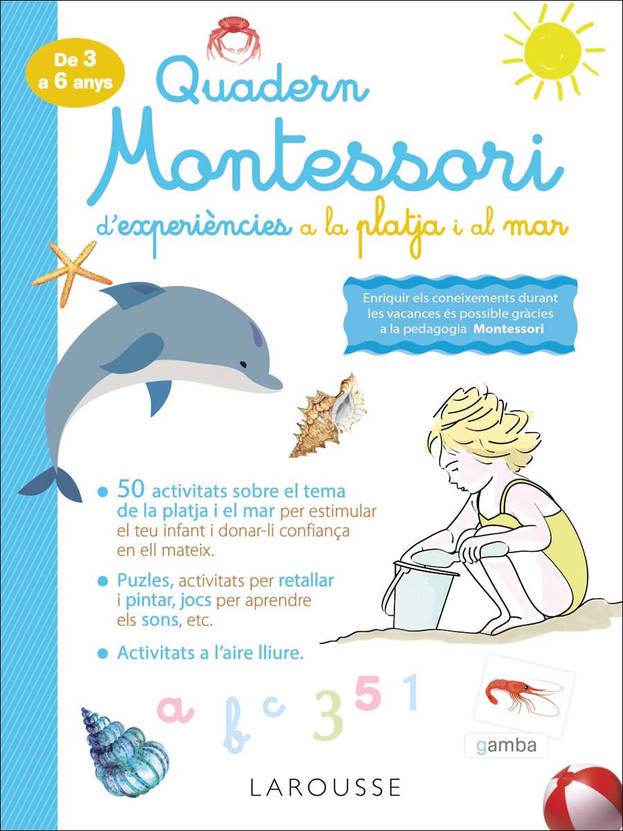 Quadern Montessori d'experiències a la platja i al mar (Tapa blanda) 1