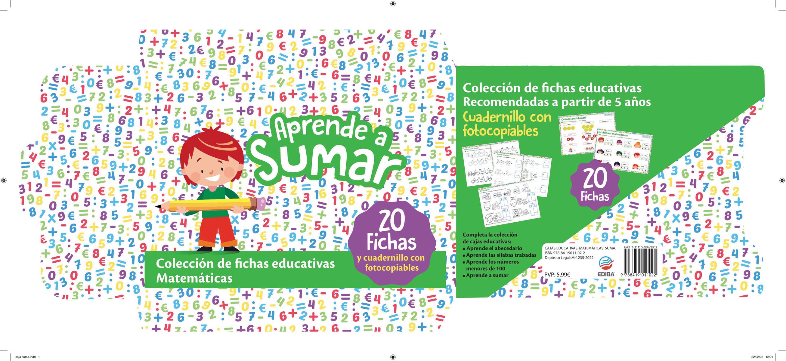 Cajas Educativas. Matemáticas: Suma.  (Tapa blanda) 4