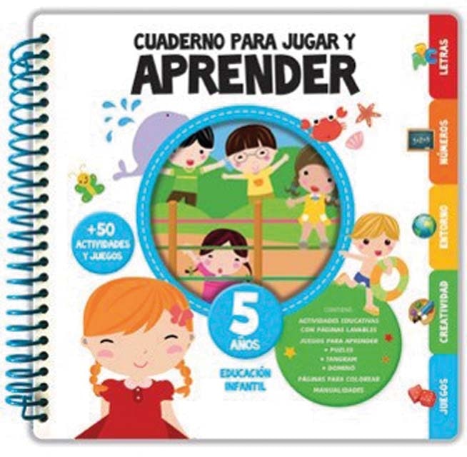 Imagen 0 de CUADERNO PARA JUGAR Y APRENDER 5 AÑOS