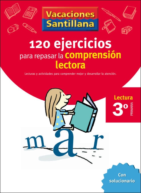 Imagen 0 de VACACIONES SANTILLANA 3 PRIMARIA 120 EJERCICIOS PARA MEJORAR LA COMPRENSION LECTORA  (Tapa blanda)