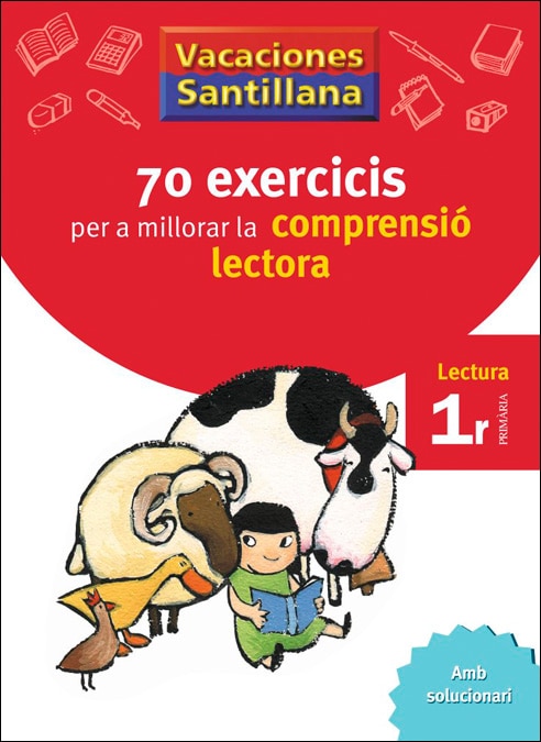 Imagen 0 de VACACIONES SANTILLANA 70 EXERCICIS PER A MILLORAR LA COMPRENSIO LECTORA 1 PRIMARIA  (Tapa blanda)