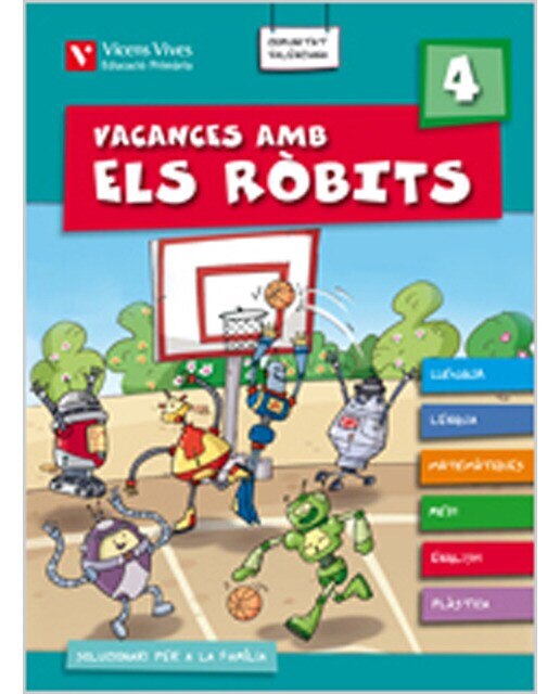Vacances Amb Els Robits 4  Valencia+Solucionari (Capa mole) 1
