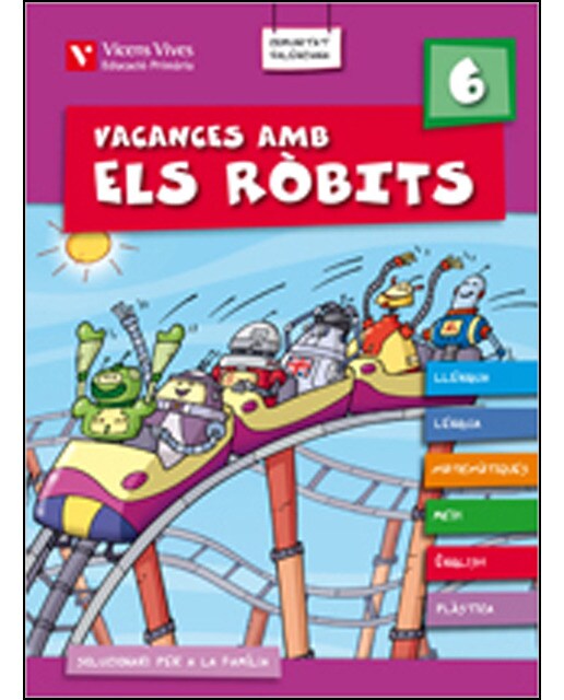 Vacances amb els robits 6. Llibre de l'alumne+solucionari(Tapa blanda) 1