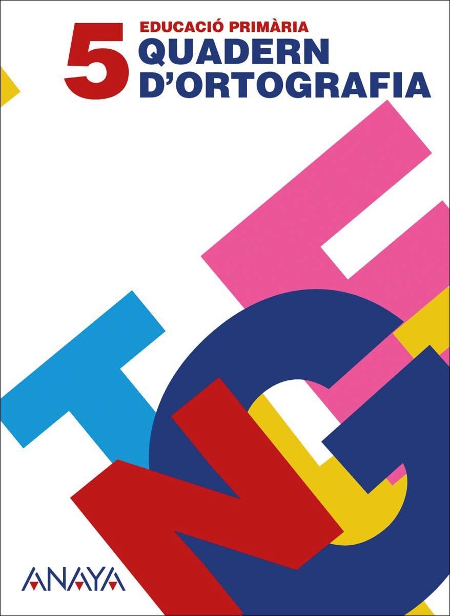 Quadern d'ortografia 5. (Capa mole) 1