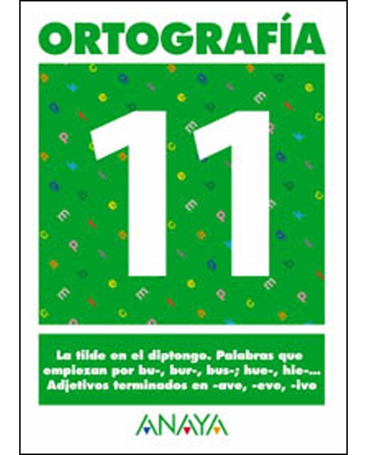 Ortografía 11. (Capa mole) 1