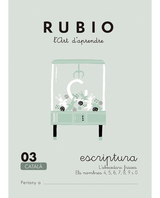 Escriptura RUBIO 03 (català)  (Tapa blanda) 1