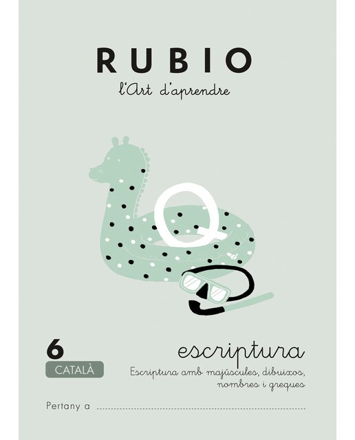 Imagen 0 de Escriptura RUBIO 6 (català) (Tapa blanda)