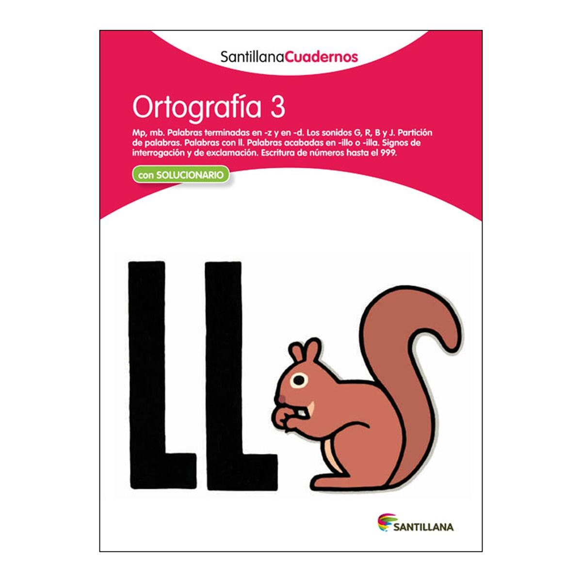 Imagen 0 de Ortografía 3. . Santillana Cuadernos