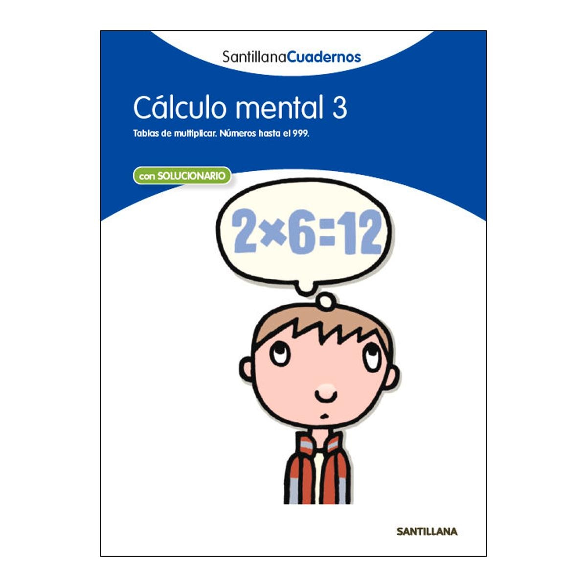Imagem 0 de CALCULO MENTAL 3 SANTILLANA CUADERNOS (Capa mole)