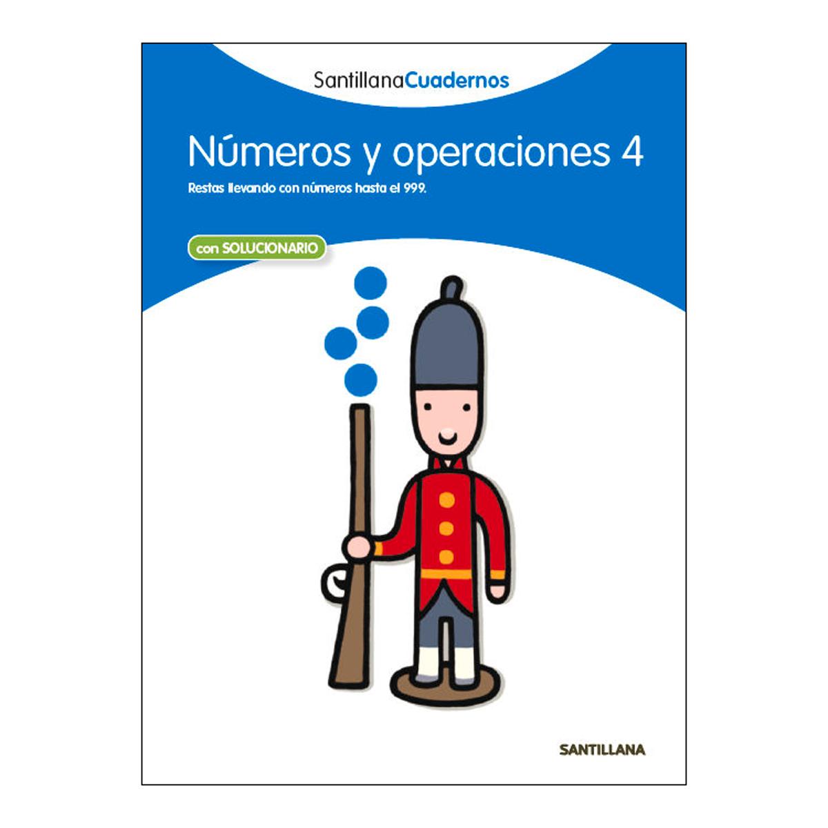 Imagen 0 de Números y operaciones 4 Santillana Cuadernos (Tapa blanda)