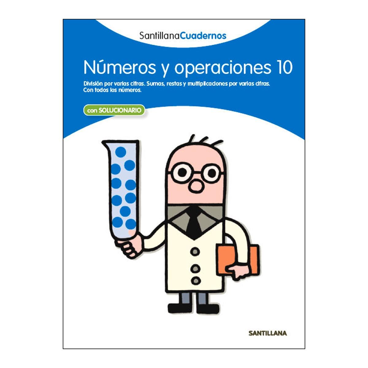 Imagen 0 de NUMEROS Y OPERACIONES 10 SANTILLANA CUADERNOS (Tapa blanda)