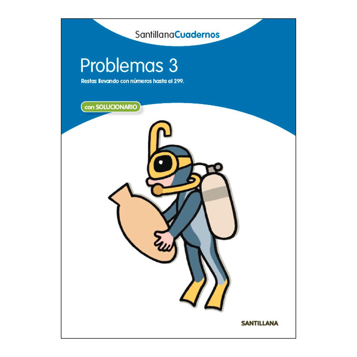 Imagen 0 de PROBLEMAS 3 SANTILLANA CUADERNOS (Tapa blanda)