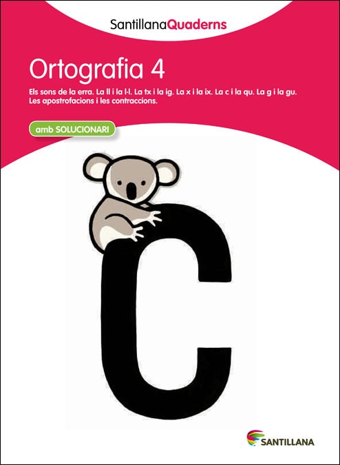 ORTOGRAFIA 4 AMB SOLUCIONARI SANTILLANA QUADERNS  (Tapa blanda) 1
