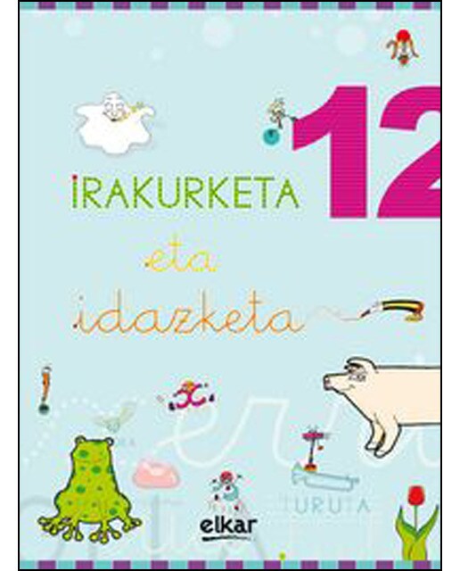 Irakurketa eta idazketa koadernoa 12(Tapa blanda) 1