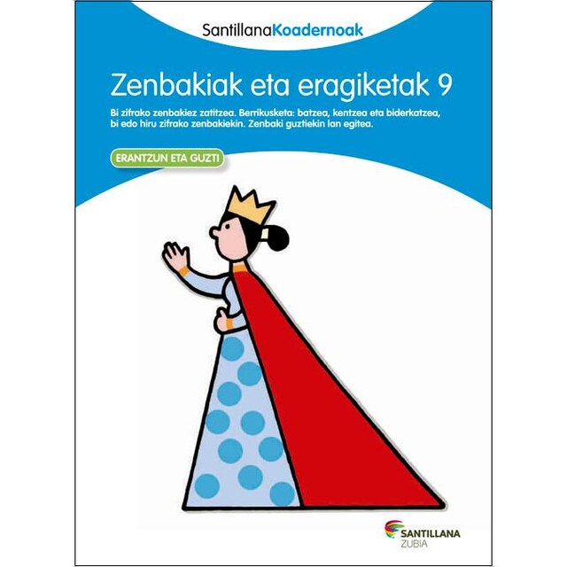 Imagem 0 de ZENBAKIAK ETA ERAGIKETAK 9 SANTILLANA KOADERNOAK (Capa mole)