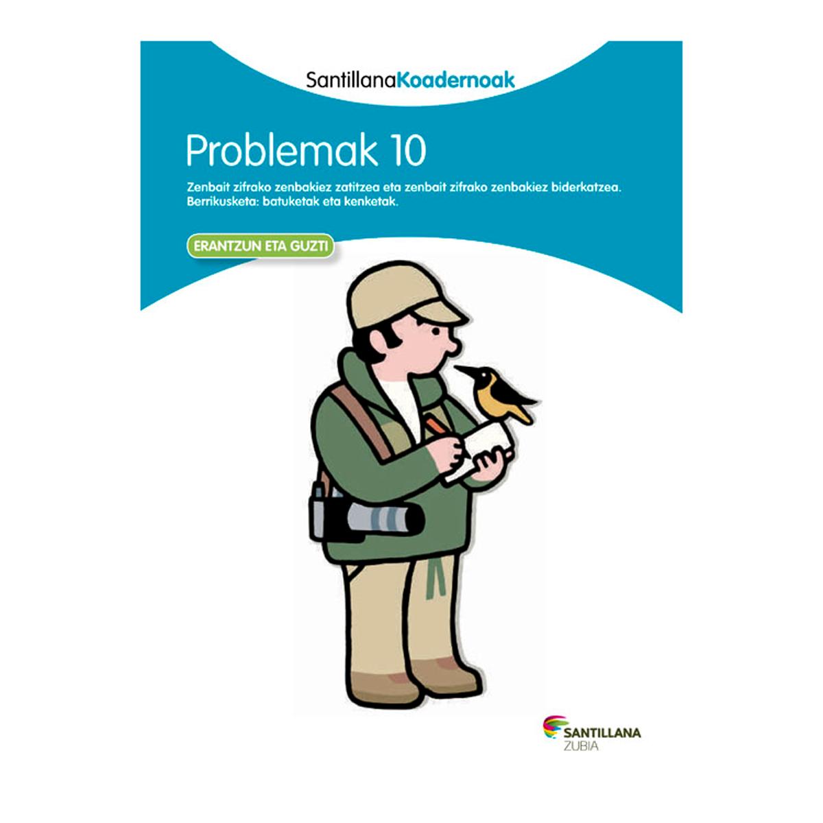 Imagem 0 de PROBLEMAK 10 SANTILLANA KOADERNOAK (Capa mole)