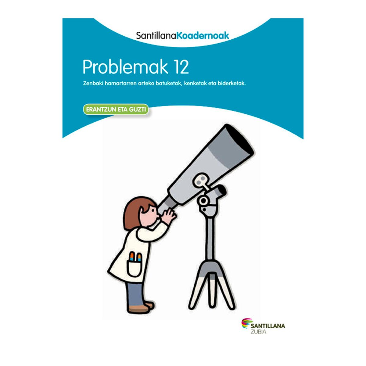 Imagem 0 de PROBLEMAK 12 SANTILLANA KOADERNOAK (Capa mole)