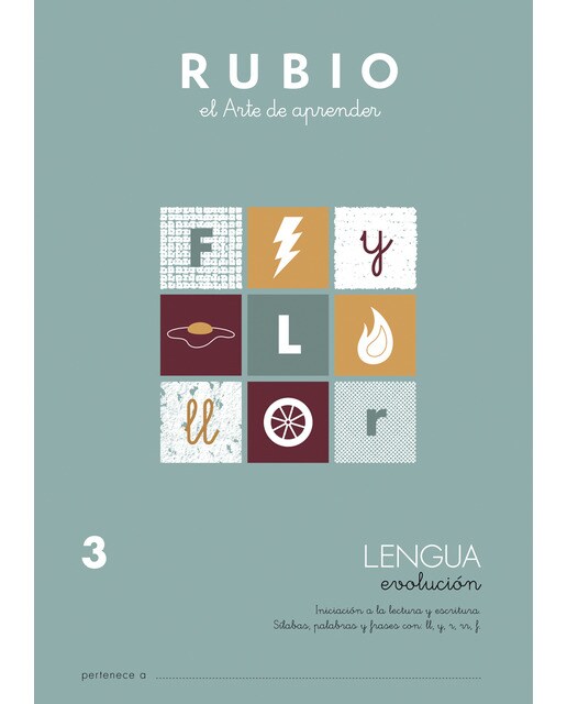 Imagen 1 de Lengua evolución RUBIO 3  (Tapa blanda)