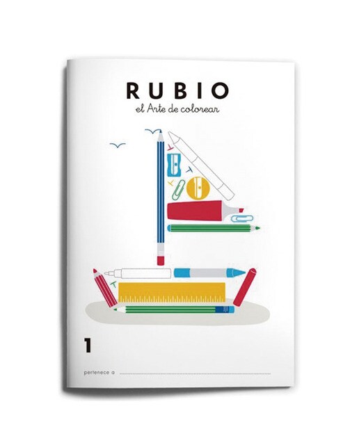Colorear RUBIO 1  (Tapa blanda) 1