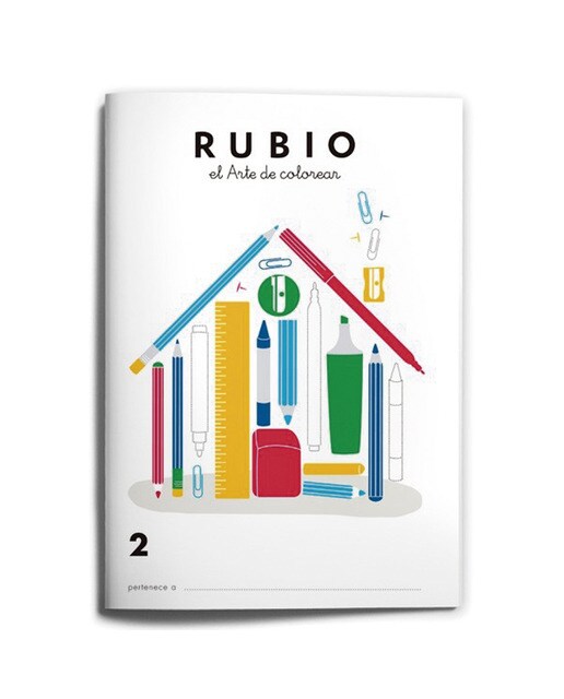 Imagen 0 de Colorear RUBIO 2  (Tapa blanda)